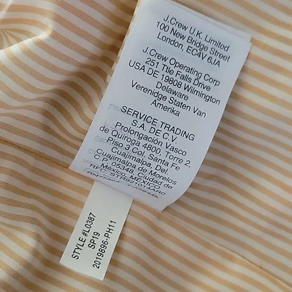 J. Crew Womens Long Sleeve Cropped Textured Tweed Blazer Sz 2p - Picture 7 of 12